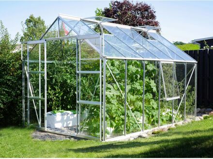 Tuinkas Jupiter 9900 - Veiligheidsglas 3mm - Aluminium - 257x383x248cm