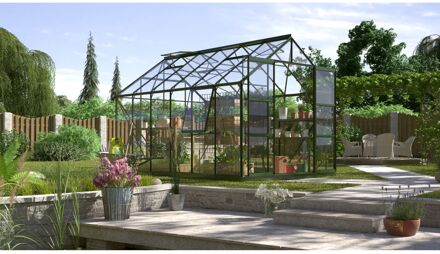 Tuinkas Jupiter 9900 - Veiligheidsglas 3mm - Smaragd - 257x383x248cm