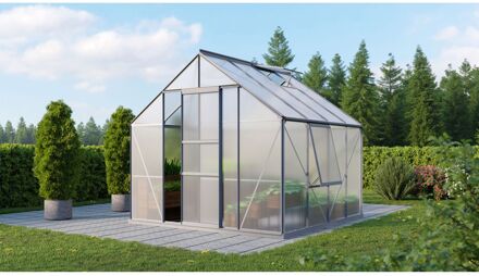 Tuinkas Meridian 1 6700 - Polycarbonaat 6mm - Aluminium - 257x258x232cm