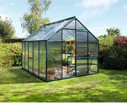 Tuinkas Meridian 1 8300 - Polycarbonaat 4mm - Smaragd - 257x321x232cm