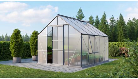 Tuinkas Meridian 1 8300 - Polycarbonaat 6mm - Aluminium - 257x321x232cm