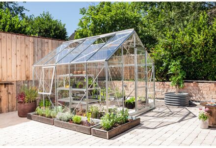 Tuinkas Meridian 1 8300 - Veiligheidsglas 3 Mm - Aluminium - 257x321x232 Cm