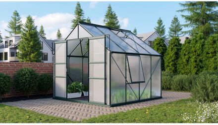 Tuinkas Meridian 2 6700 - Polycarbonaat 4mm - Smaragd - 257x258x232cm