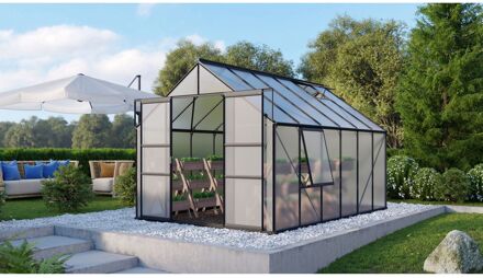 Tuinkas Meridian 2 9900 - Polycarbonaat 4mm - Zwart - 257x383x232cm