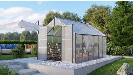 Tuinkas Meridian 2 9900 - Polycarbonaat 6mm - Aluminium - 257x383x232cm