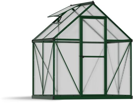 Tuinkas Mythos 6x4 - Polycarbonaat - Groen - 126x185x208cm