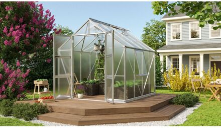 Tuinkas Olymp 6700 - Polycarbonaat 6mm - Aluminium - 257x263x254cm