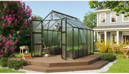 Tuinkas Olymp 8300 - Polycarbonaat 4mm - Smaragd - 257x325x254cm