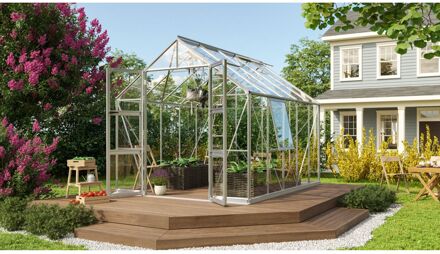 Tuinkas Olymp 8300 - Veiligheidsglas 3mm - Aluminium - 257x325x254cm