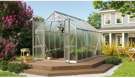 Tuinkas Olymp 9900 - Polycarbonaat 6mm - Aluminium - 257x387x254cm