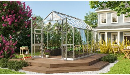 Tuinkas Olymp 9900 - Veiligheidsglas 3mm - Aluminium - 257x387x254cm