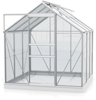 Tuinkas Planet 3800 - Veiligheidsglas 3mm - Aluminium - 195x195x207cm