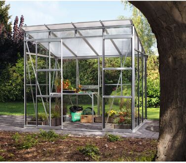 Tuinkas Playa 5900 - Veiligheidsglas 3mm - Aluminium - 258x229x231cm