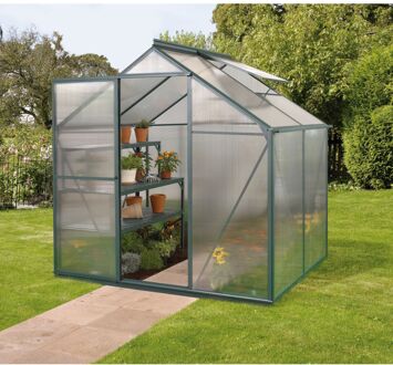 Tuinkas Triton 2500 - Polycarbonaat 6mm - Smaragd - 198x131x207cm