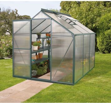 Tuinkas Triton 3800 - Polycarbonaat 6mm - Smaragd - 198x193x207cm