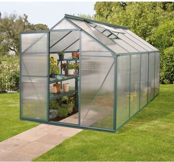 Tuinkas Triton 6200 - Polycarbonaat 4mm - Smaragd - 198x317x208 Cm