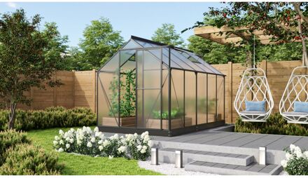 Tuinkas Triton 6200 - Polycarbonaat 6mm - Zwart - 198x317x208cm