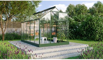 Tuinkas Triton 6200 - Veiligheidsglas 3mm - Smaragd - 198x317x208cm