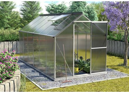 Tuinkas Triton 7500 - Polycarbonaat 4mm - Aluminium - 198x379x208cm