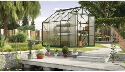 Tuinkas Uranus 6700 - Polycarbonaat 4mm - Smaragd - 257x258x248cm