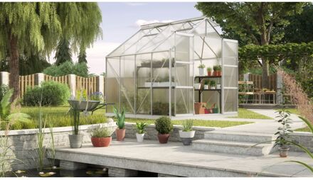 Tuinkas Uranus 6700 - Polycarbonaat 6mm - Aluminium - 257x258x248cm