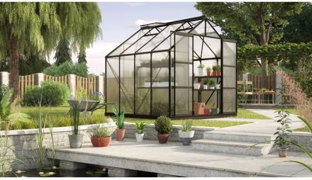 Tuinkas Uranus 6700 - Polycarbonaat 6mm - Zwart - 257x258x248cm