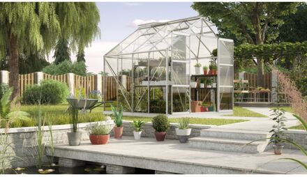 Tuinkas Uranus 6700 - Veiligheidsglas 3mm - Aluminium - 257x258x248cm