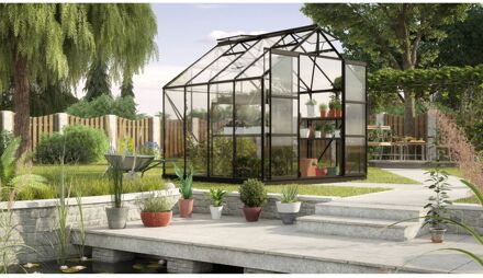 Tuinkas Uranus 6700 - Veiligheidsglas 3mm - Zwart - 257x258x248cm