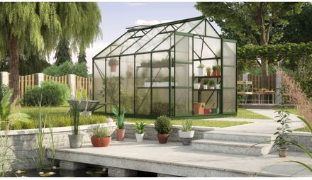 Tuinkas Uranus 8300 - Polycarbonaat 4mm - Smaragd - 257x321x248cm