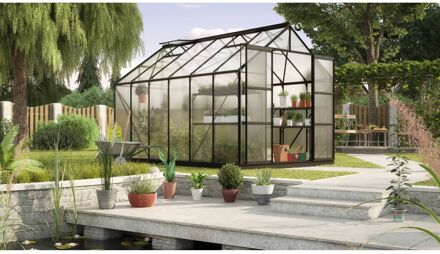 Tuinkas Uranus 9900 - Polycarbonaat 4mm - Zwart - 257x383x248cm