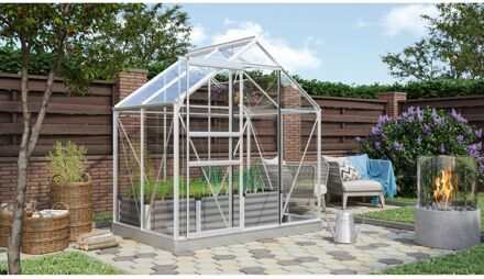 Tuinkas Venus 2500 - Veiligheidsglas 3mm - Aluminium - 195x131x197cm