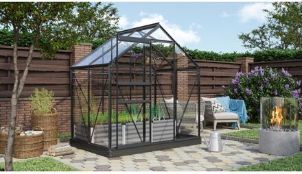 Tuinkas Venus 2500 - Veiligheidsglas 3mm - Zwart - 195x131x197cm