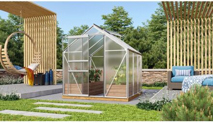 Tuinkas Venus 3800 - Polycarbonaat 4mm - Aluminium - 195x195x197cm