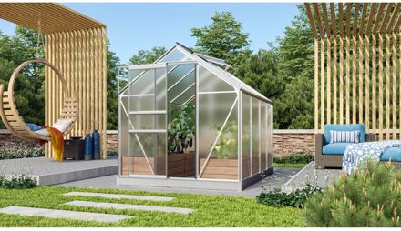 Tuinkas Venus 5000 - Polycarbonaat 6mm - Aluminium - 195x257x197cm