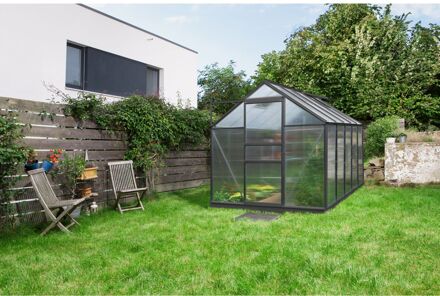 Tuinkas Venus 6200 - Polycarbonaat 4mm - Zwart - 195x321x197cm