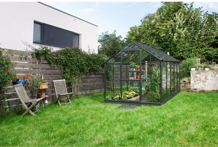 Tuinkas Venus 6200 - Veiligheidsglas 3mm - Zwart - 195x131x197cm