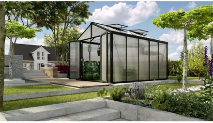 Tuinkas Zeus Comfort 10000 - Polycarbonaat 16mm - Zwart - 258x391x250cm