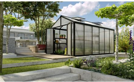 Tuinkas Zeus Comfort 11900 - Polycarbonaat 16mm - Zwart - 258x465x250cm