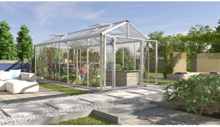 Tuinkas Zeus Comfort 15700 - Veiligheidsglas 3mm - Aluminium - 258x614x250cm