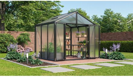 Tuinkas Zeus Comfort 6200 - Polycarbonaat 16mm - Zwart - 258x242x250cm