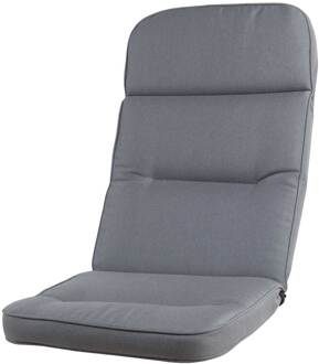 Tuinkussen hoge rug Kreta   Ribera anthracite (waterafstotend)