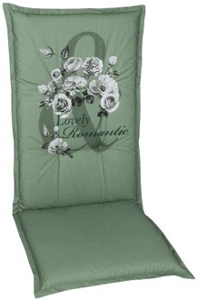 Tuinkussen hoge rug   Oostende green