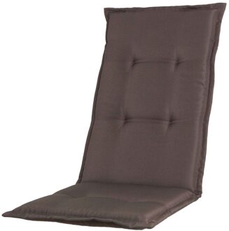 Tuinkussen hoge rug   Pedro dark taupe (waterafstotend)