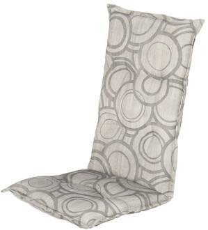 Tuinkussen hoge rug   Puck grey