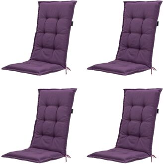 Tuinkussen Lage Rug Panama Purple - 105x50cm - 4 Stuks Paars