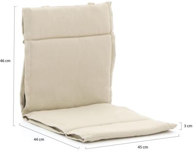 tuinkussen t.b.v. Hawaii dining tuinstoel - Laagste prijsgarantie! Taupe