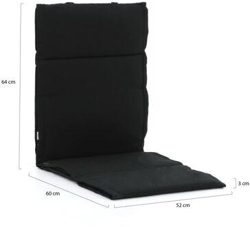 tuinkussen t.b.v. Hawaii lounge tuinstoel - Laagste prijsgarantie! Zwart