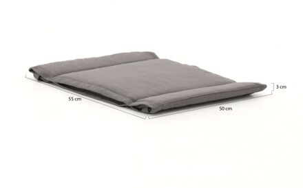 tuinkussen t.b.v. Hawaii voetenbank 50x55cm - Laagste prijsgarantie! Grijs