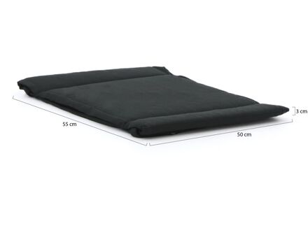 tuinkussen t.b.v. Hawaii voetenbank 50x55cm - Laagste prijsgarantie! Zwart