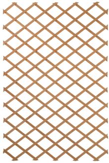 Tuinlatwerk 50x150 cm hout natuurlijk Multikleur